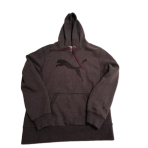 Puma long sleeve grey hoodie